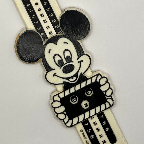 Vintage Walt Disney World Mickey Mouse Ruler Math Tool - Retro School Supply - Picture 4 of 6